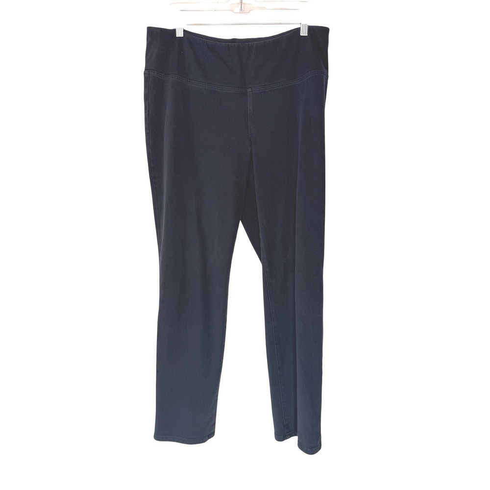 J. Jill Wearever Collection Straight Leg Denim Leggings Stretch Pull On Large